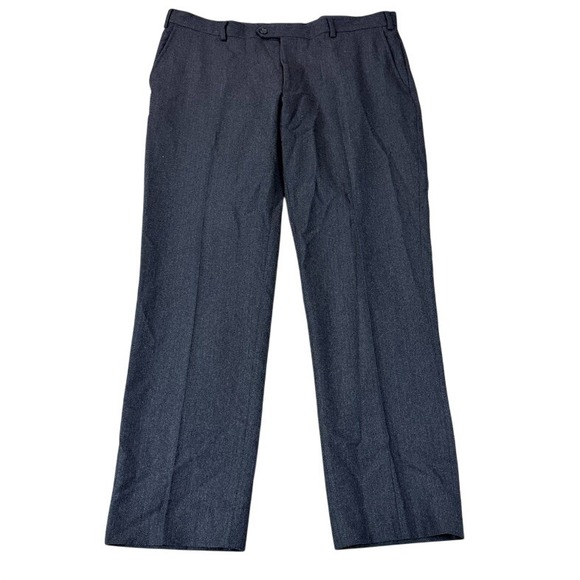 Charles Tyrwhitt Other - Charles Tyrwhitt Dress Pants Men 38x30 Grey Blue Striped Wool Classic Fit Preppy